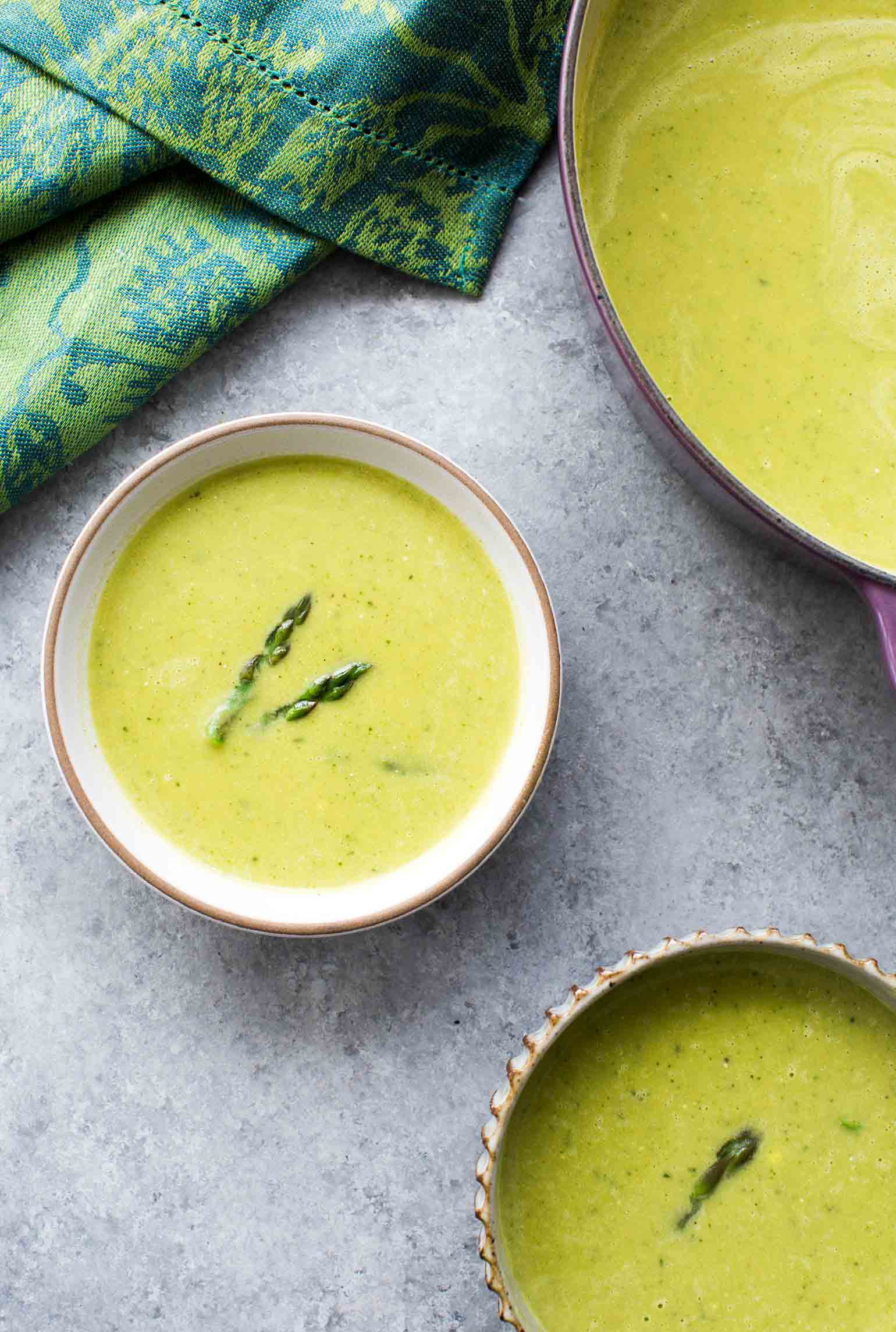 Healthy Asparagus Soup
 Creamy Asparagus Soup Recipe