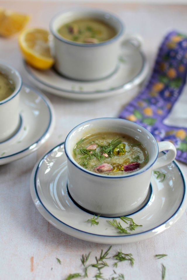 Healthy Asparagus Soup
 Celebrate Spring with this Creamy Asparagus Soup Surprise