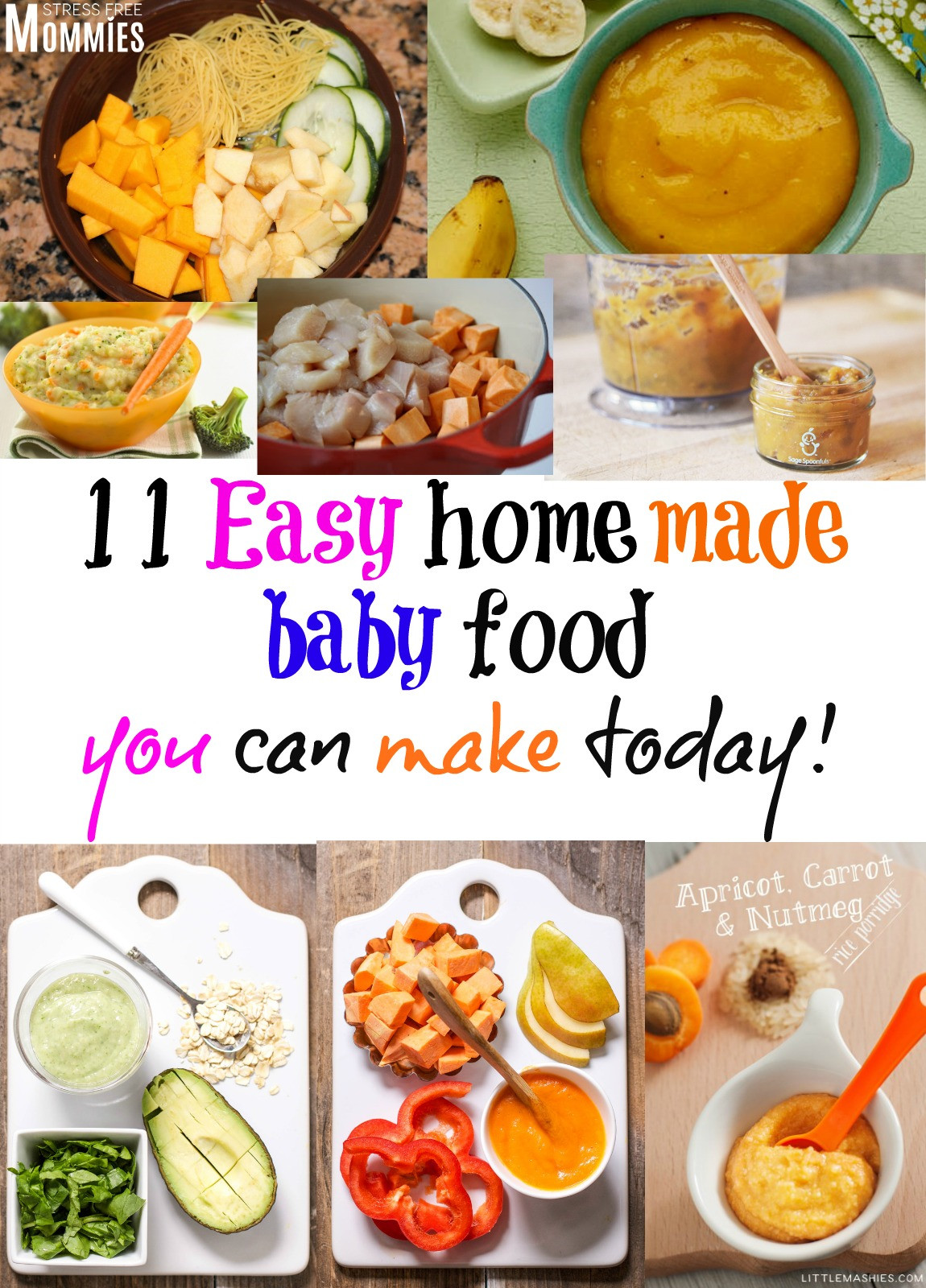 Healthy Baby Recipes
 11 easy homemade baby food you can make today Stress