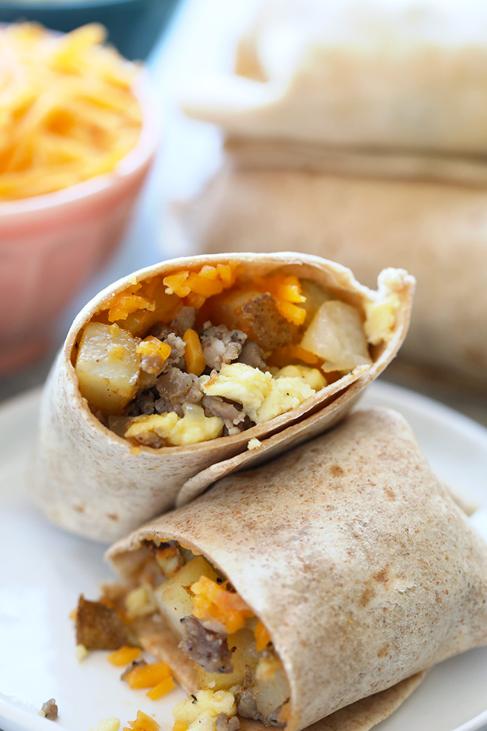 Healthy Breakfast Burrito Freezer
 VIDEO Make Ahead Freezer Breakfast Burritos Made in 30