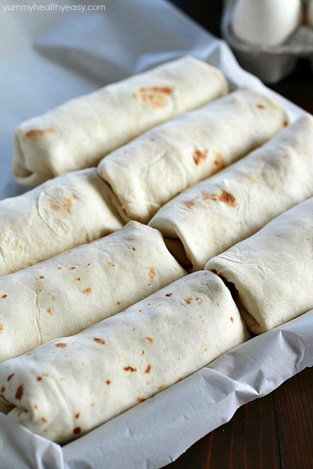 Healthy Breakfast Burrito Freezer
 Freezer Breakfast Burritos Yummy Healthy Easy