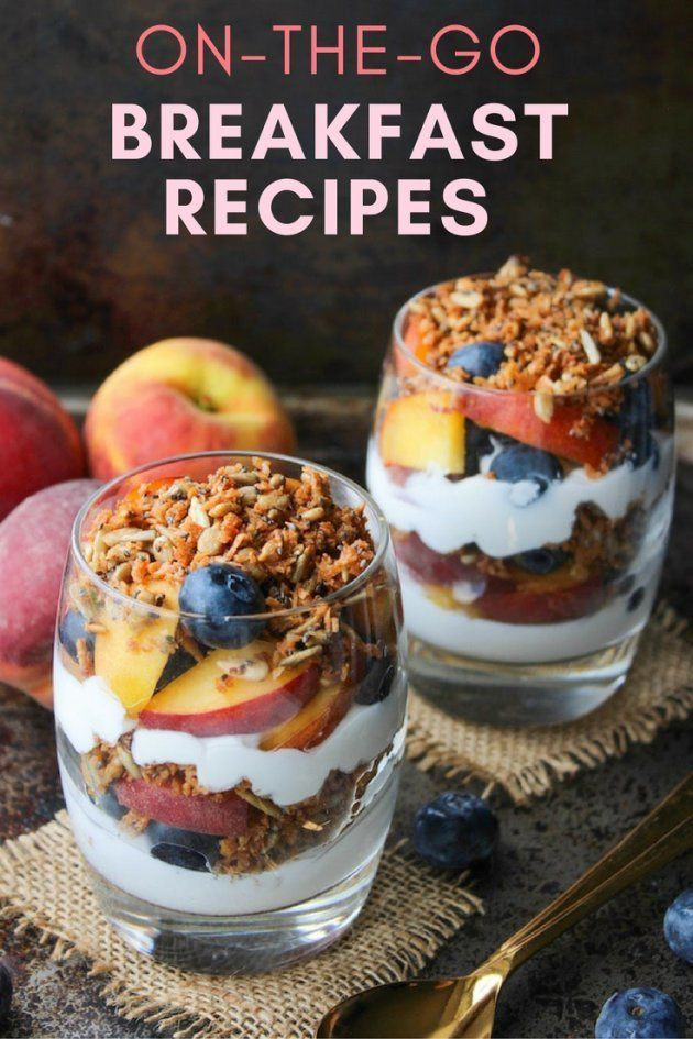 Healthy Breakfast On The Go
 Healthy The Go Breakfast Recipes