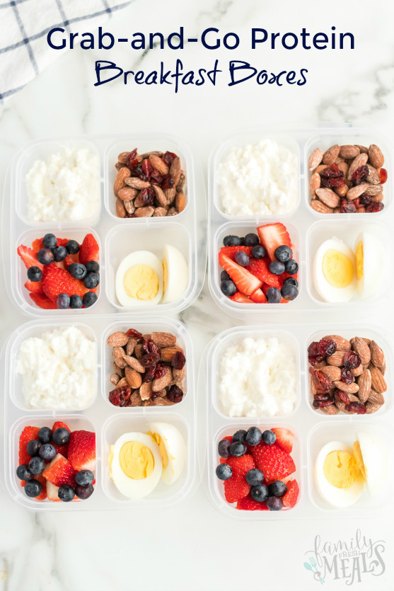 Healthy Breakfast On The Go
 Healthy Grab and Go Protein Breakfast Boxes Family Fresh