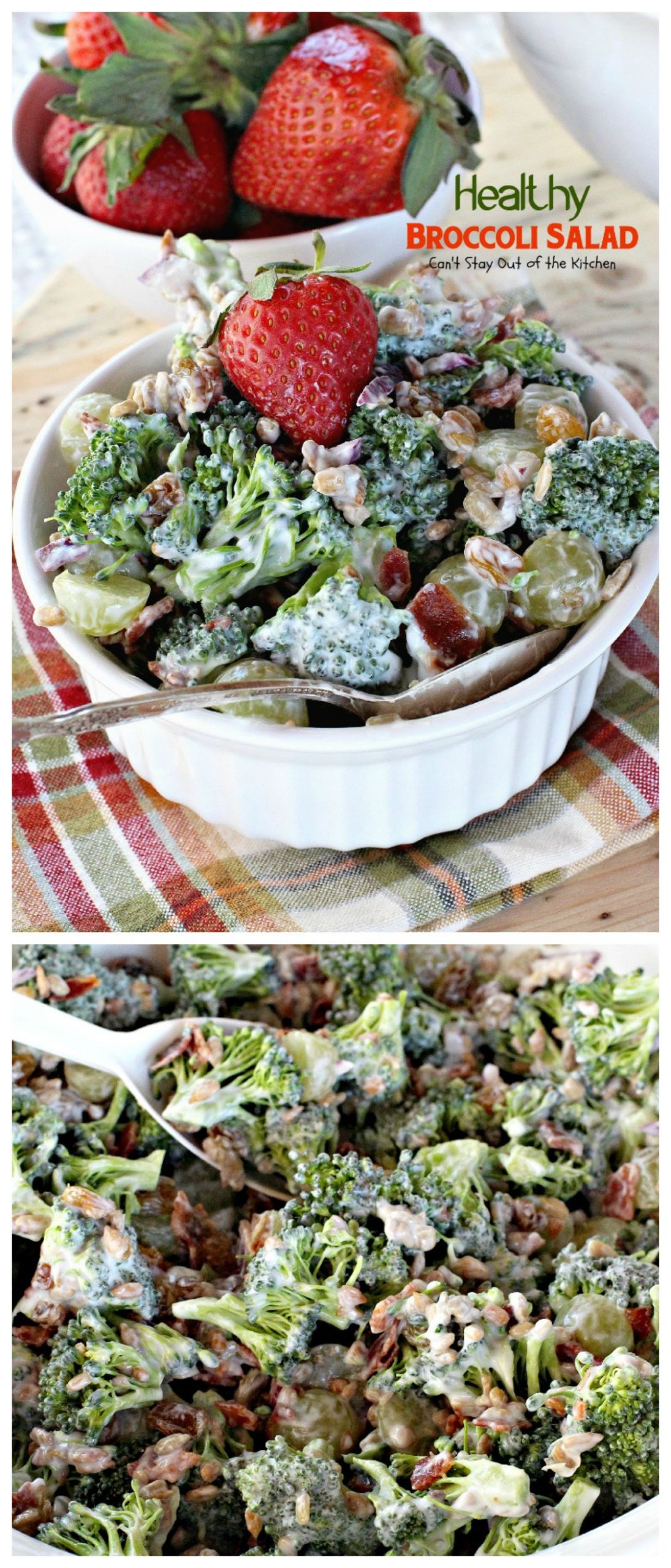 Healthy Broccoli Salad Recipe
 Healthy Broccoli Salad – Can t Stay Out of the Kitchen