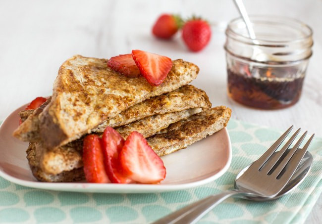Healthy French Toast
 Healthier French toast – Easy Cheesy Ve arian
