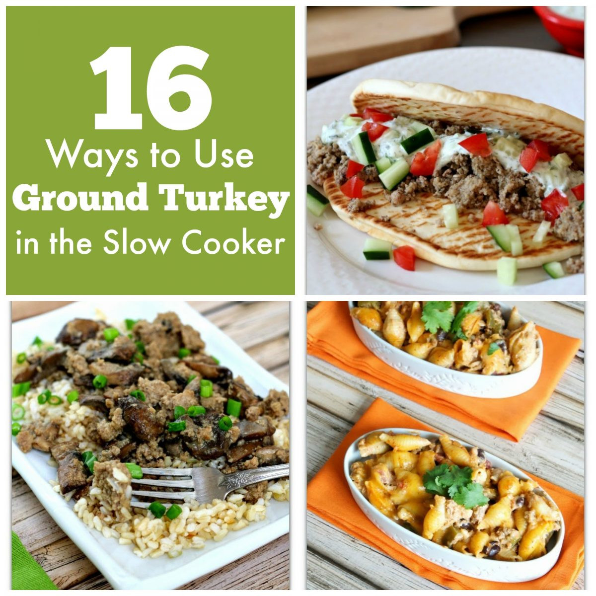 Healthy Ground Turkey Crock Pot Recipes
 16 Ways to Use Ground Turkey in the Slow Cooker plus 5