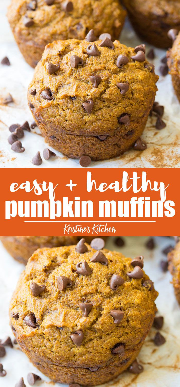 Healthy Muffin Recipes For Kids
 An easy healthy recipe for pumpkin muffins These pumpkin