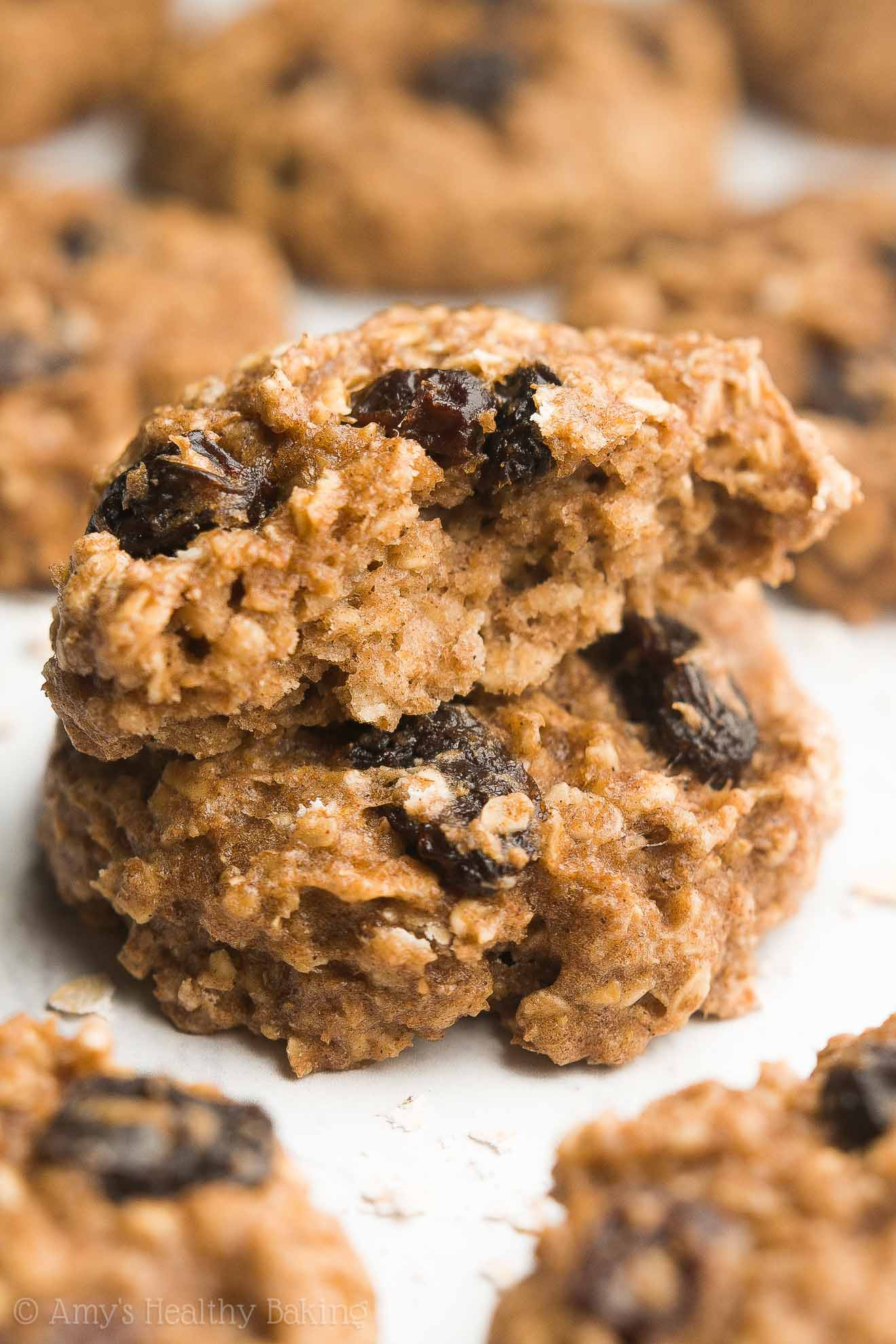 Healthy Oatmeal Breakfast Cookies
 Healthy Oatmeal Raisin Breakfast Cookies