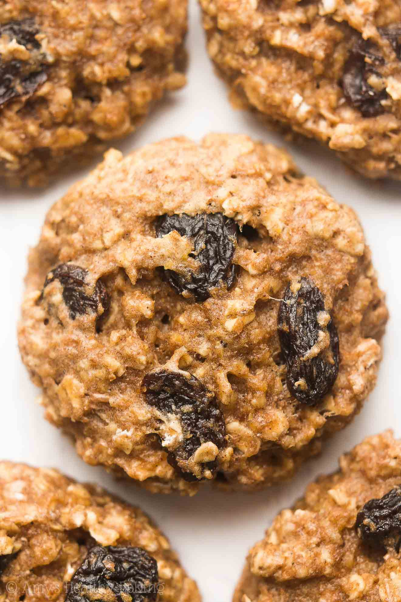 Healthy Oatmeal Breakfast Cookies
 Healthy Oatmeal Raisin Breakfast Cookies