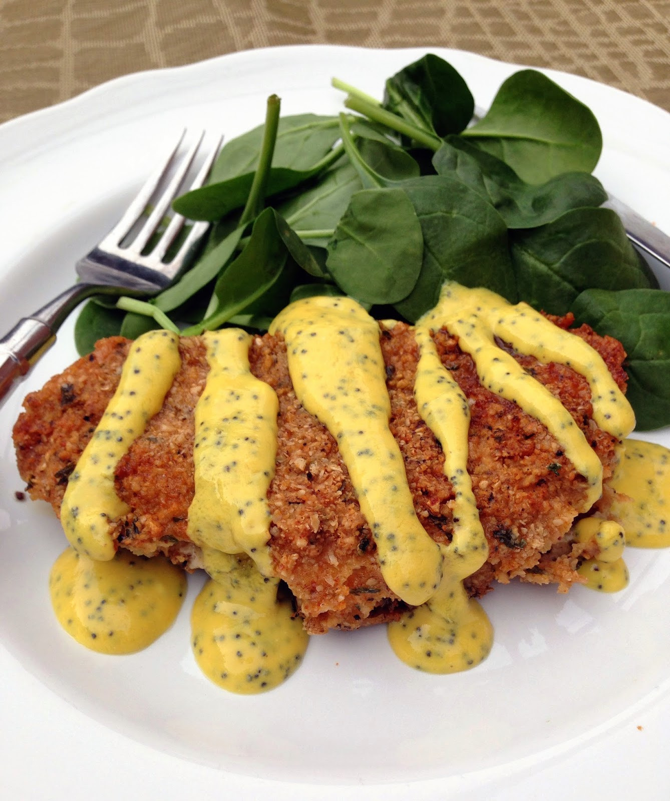 Healthy Pan Fried Chicken
 taylor made healthy pan "fried" chicken with poppyseed
