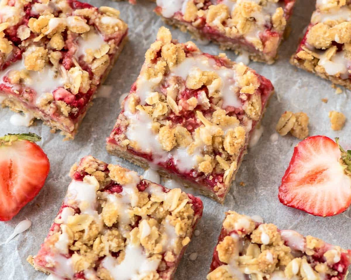 Healthy Recipes Kids Can Make
 Healthy Strawberry Oatmeal Bars Recipe