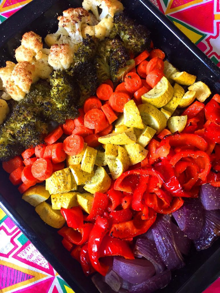 Healthy Roasted Vegetables
 Rainbow Ve ables Recipe – Easy Healthy Oven Roasted