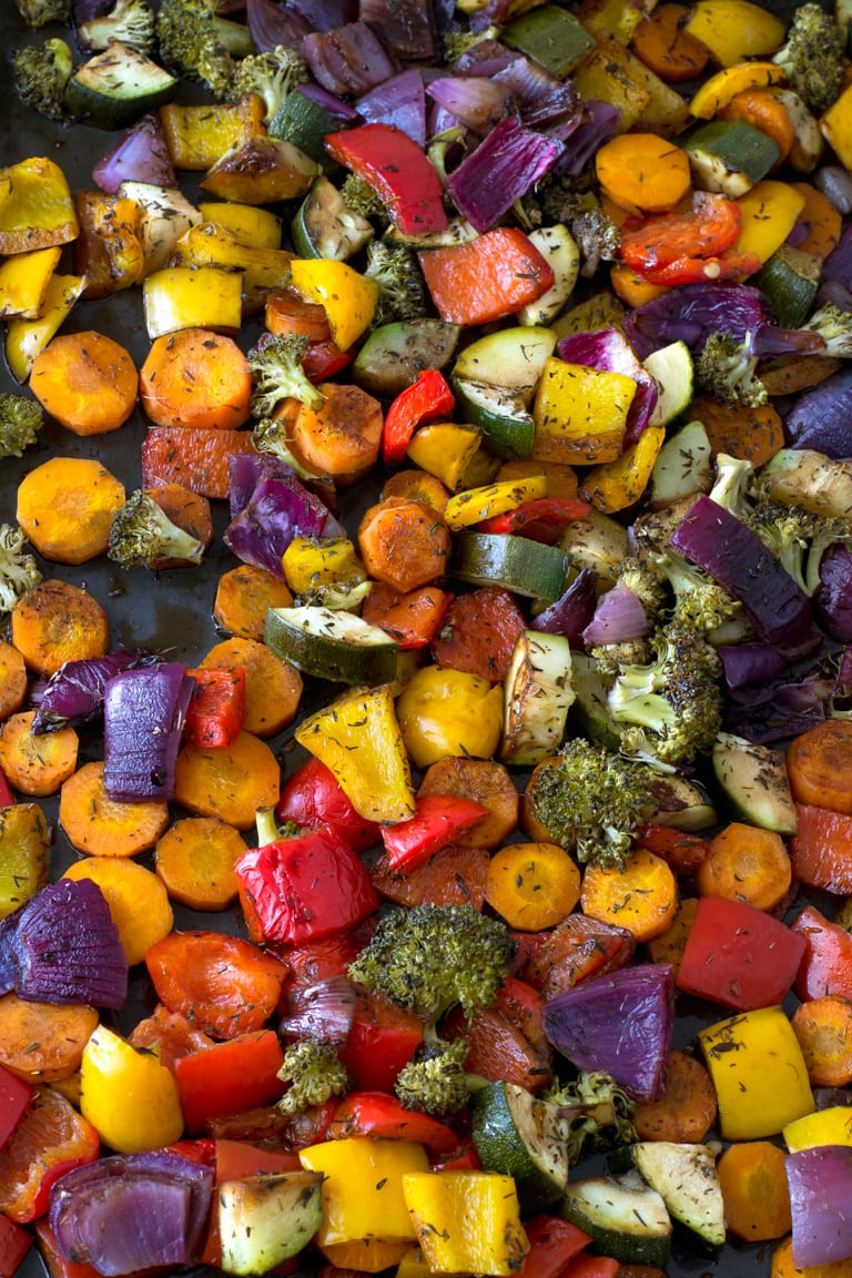 Healthy Roasted Vegetables
 Oil Free Rainbow Roasted Ve ables Simple Vegan Blog