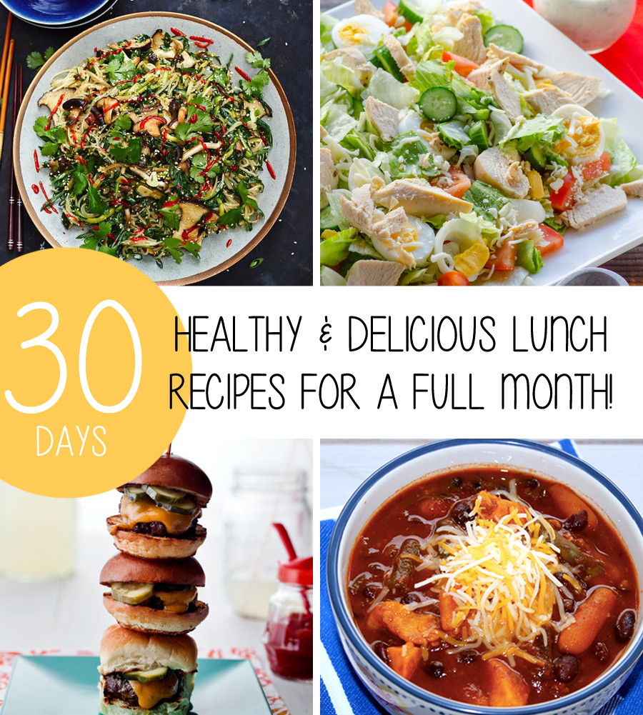 Healthy Sandwich Recipes For Weight Loss
 Healthy & Delicious Lunch Recipes For A Full Month