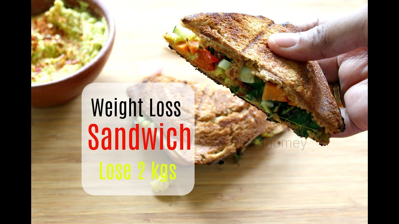 Healthy Sandwich Recipes For Weight Loss
 Lose 2 kgs In A Week Weight Loss Veg Sandwich Healthy