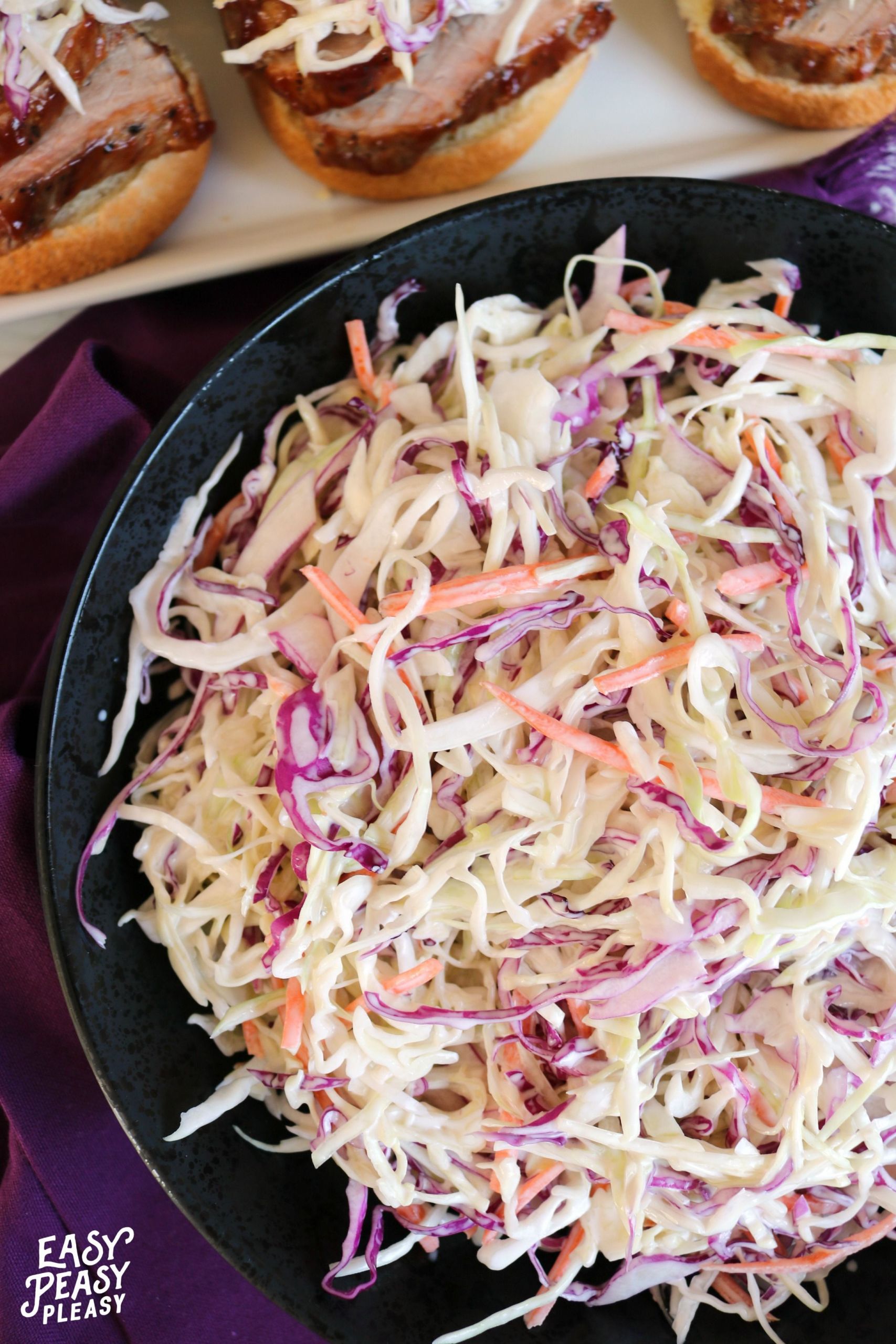 Healthy Side Dishes For Sandwiches
 Easy Traditional Coleslaw Perfect for a Cookout