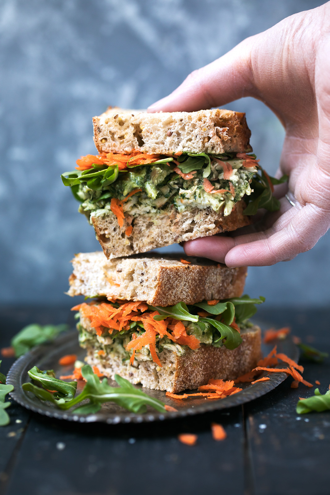 Healthy Side Dishes For Sandwiches
 Healthy Pumpkin Seed & Avocado Pesto Chicken Salad