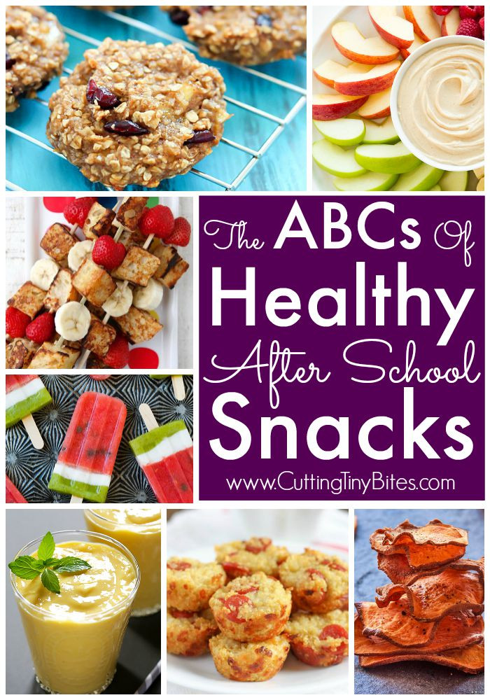 Healthy Snacks For School
 The ABCs of Healthy After School Snacks