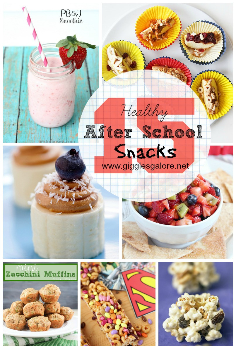 Healthy Snacks For School
 15 Healthy After School Snacks Giggles Galore