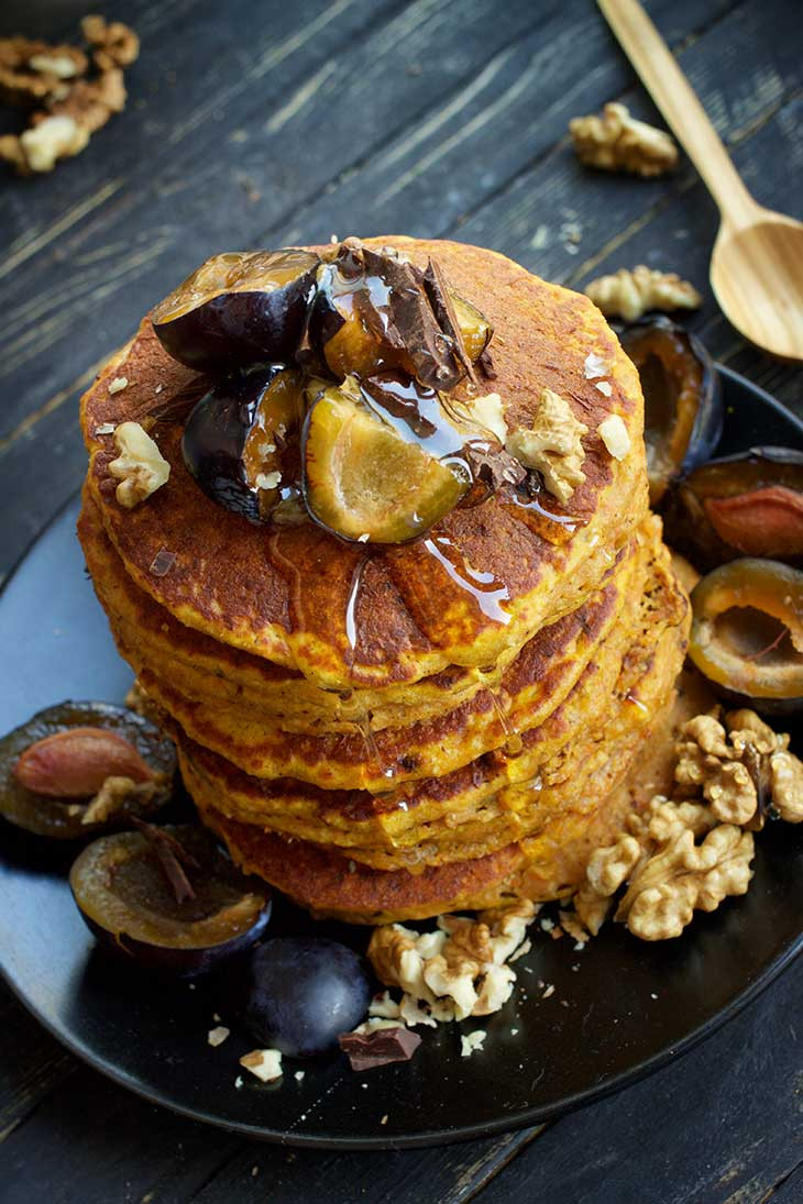 Healthy Sweet Potato Pancakes
 Vegan Sweet Potato Pancakes