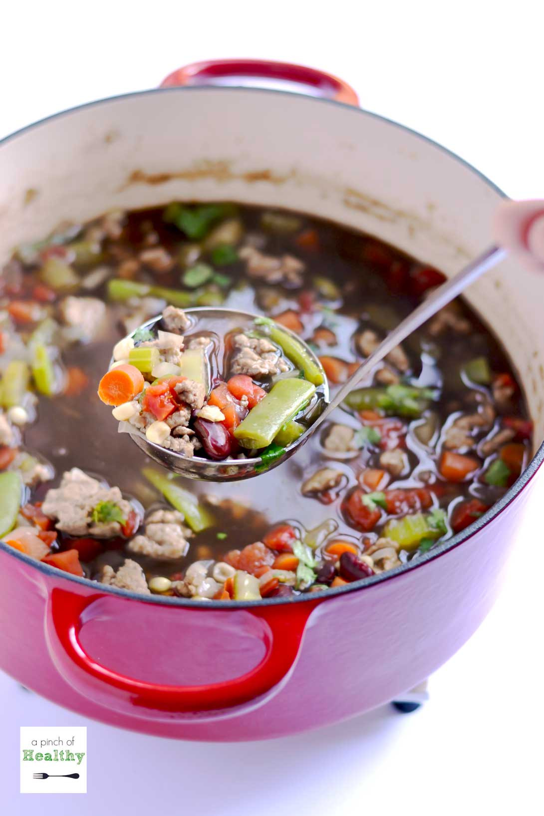 Healthy Turkey Soup
 Turkey Ve able Soup A Pinch of Healthy