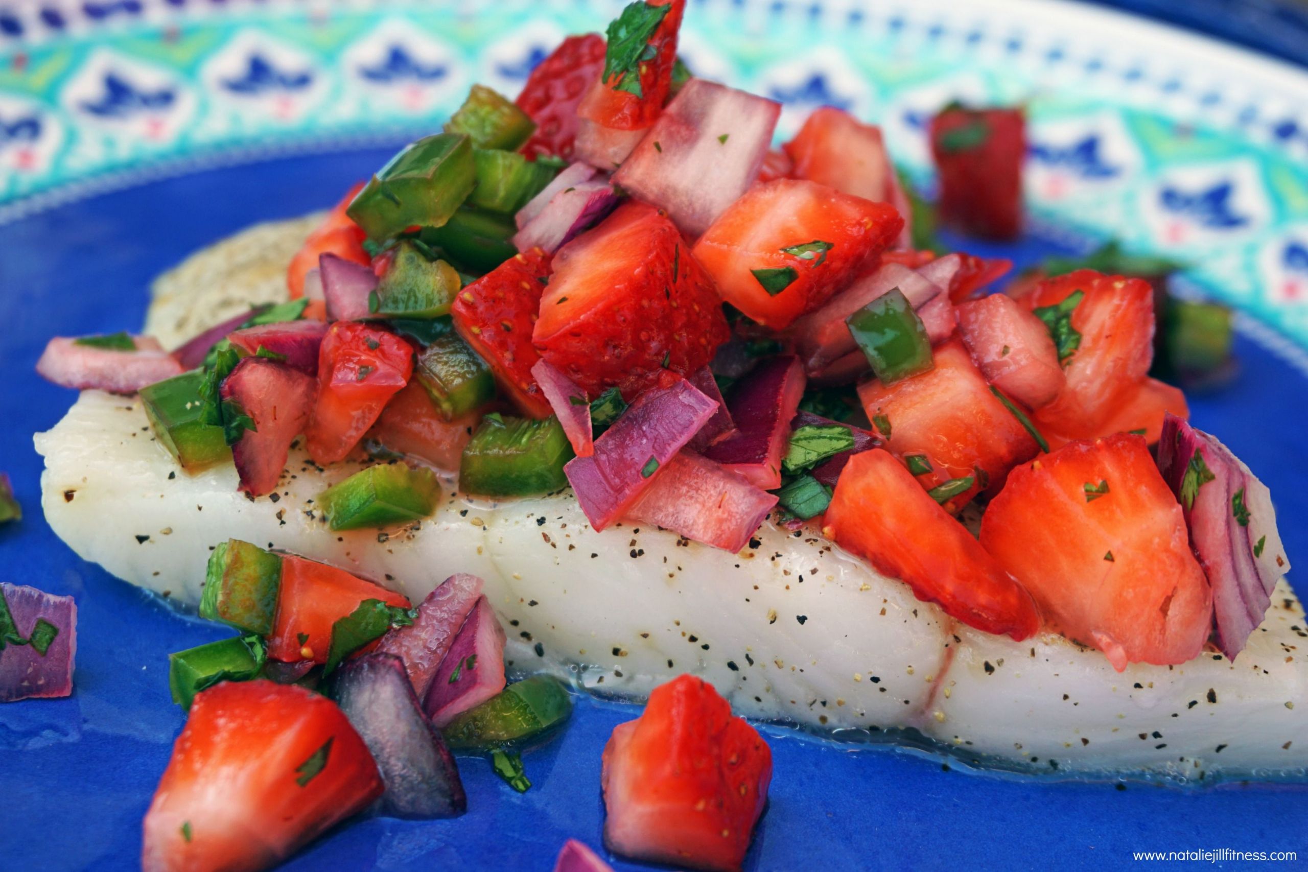 Healthy White Fish Recipes
 Strawberry Salsa on White Fish Recipe Healthy Yummy