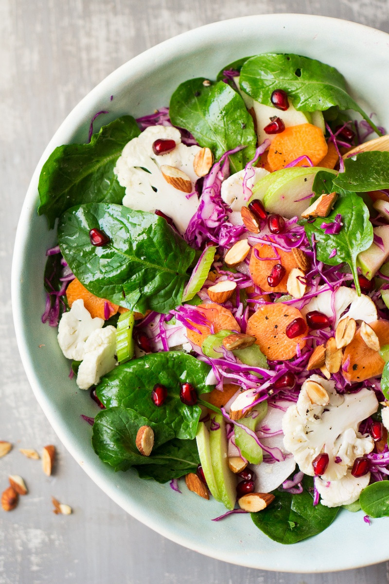 Healthy Winter Salads<br />
 Vegan winter salad Lazy Cat Kitchen