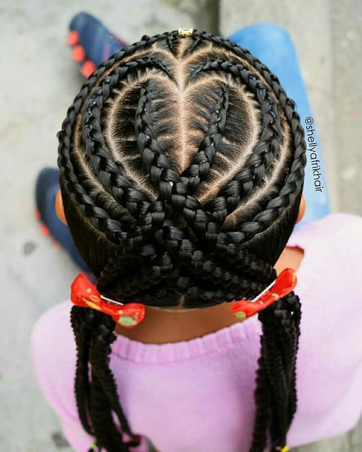 Heart Braids Hairstyles
 Cute heart hairstyle for kids