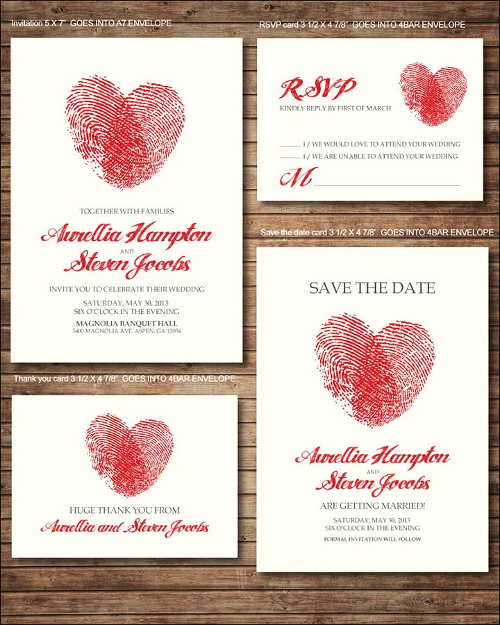 Heart Wedding Invitations
 10 Heart Wedding Invitations Sure To Spread The Love