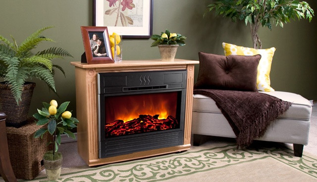 Heat Surge Roll-N-Glow Electric Fireplace
 1000 images about Amish fireless fireplace on Pinterest