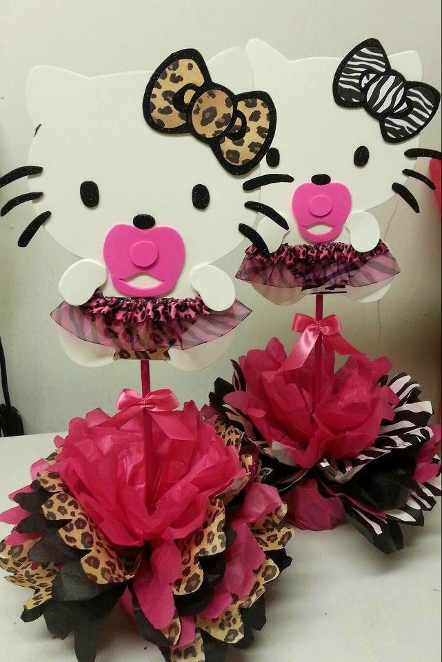 Hello Kitty Baby Shower Decorations At Party City
 BABY SHOWER THEME CENTERPIECES
