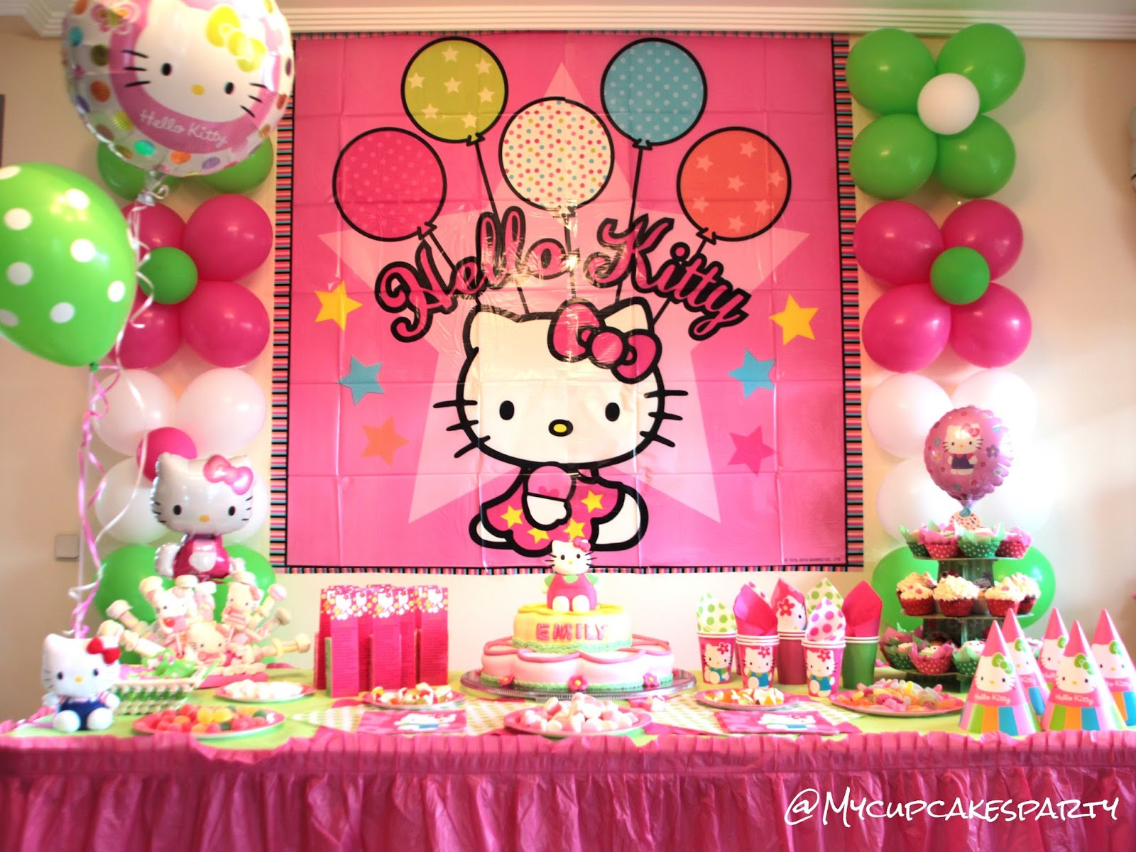 Hello Kitty Baby Shower Decorations At Party City
 My Cupcakes Party Decoration for Hello Kitty Party