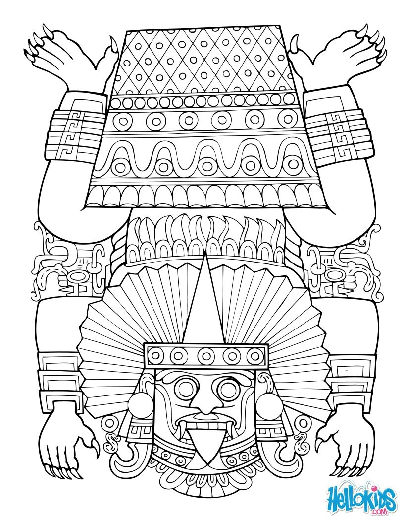 Hellokids Coloring Pages
 Tepetzintla coloring pages Hellokids