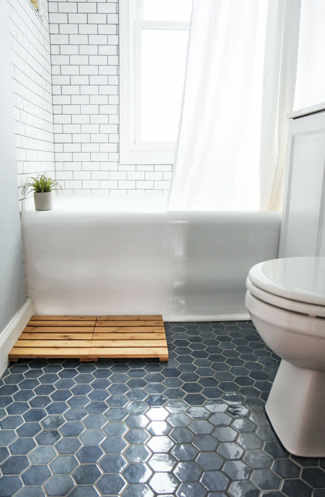 Hex Tiles Bathroom Floor
 8 Things I Learned During My Bathroom Tile Renovation