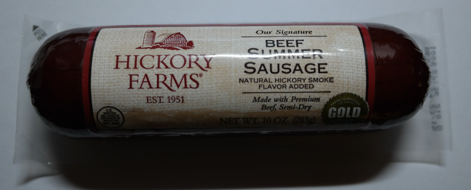 Hickory Farms Beef Summer Sausage
 Hickory Farms Our Signature Beef Summer Sausage Natural