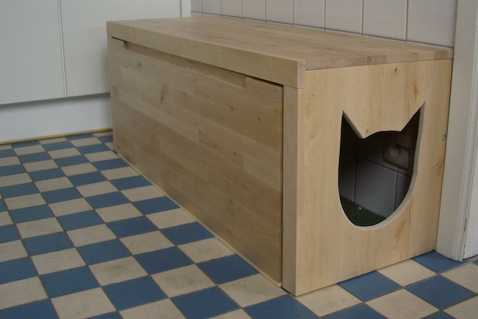 Hidden Cat Litter Box DIY
 DIY 2 Hidden Entryway Cat Litter Boxes – Pet Project
