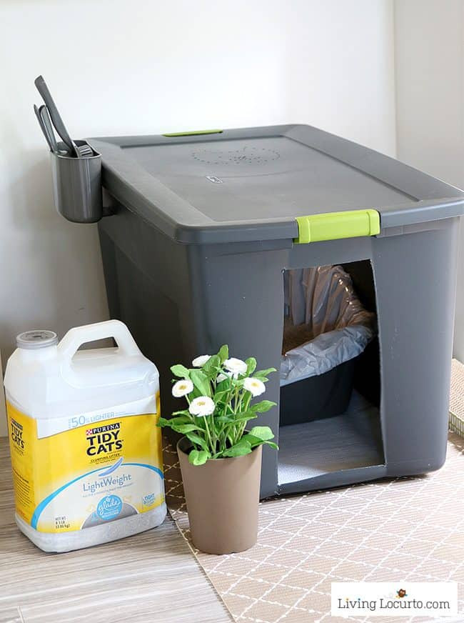 Hidden Cat Litter Box DIY
 Hidden Kitty Litter Box Ideas DIY Cat Litter Holder