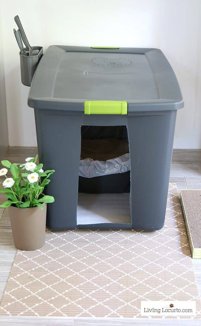 Hidden Cat Litter Box DIY
 Hidden Kitty Litter Box Ideas DIY Cat Litter Holder