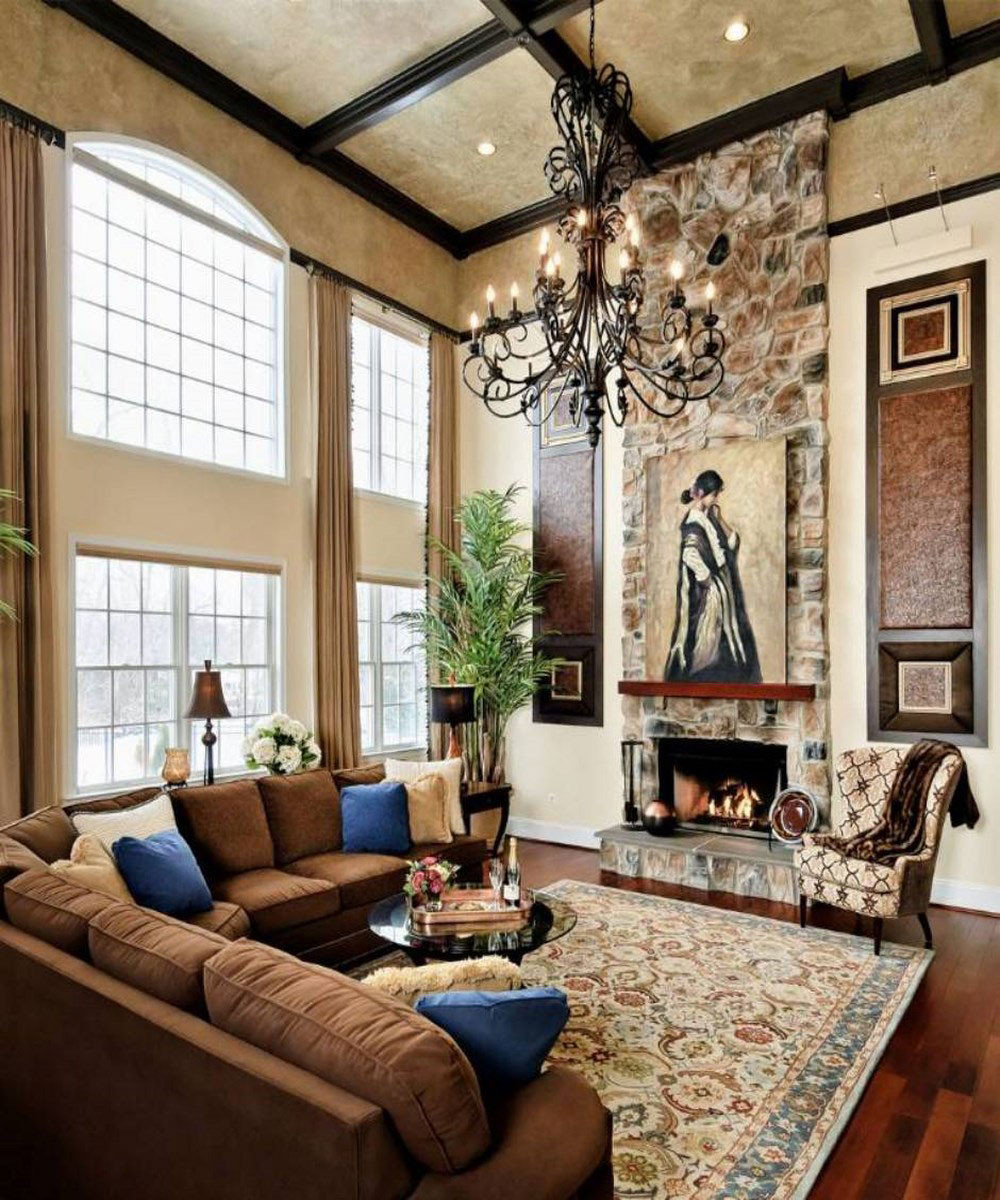 High Ceiling Living Room Ideas
 Small Living Room Decorating Idea