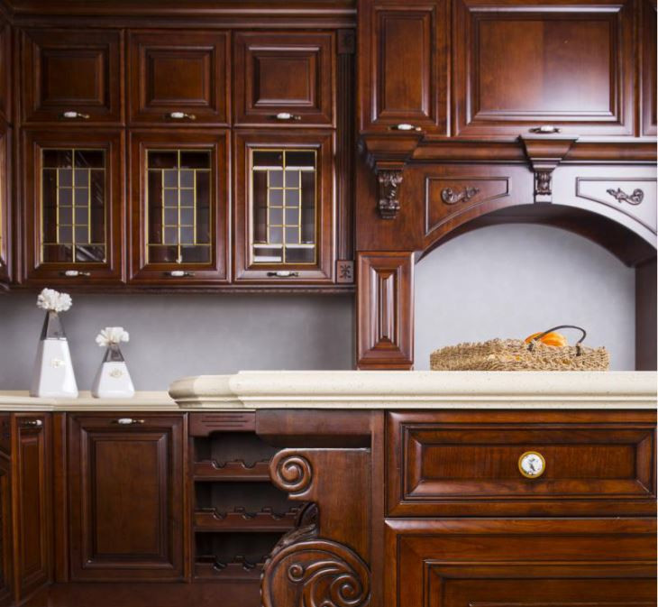 High End Kitchen Cabinets Brands
 China Custom High End Solid Wood Kitchen Cabinet