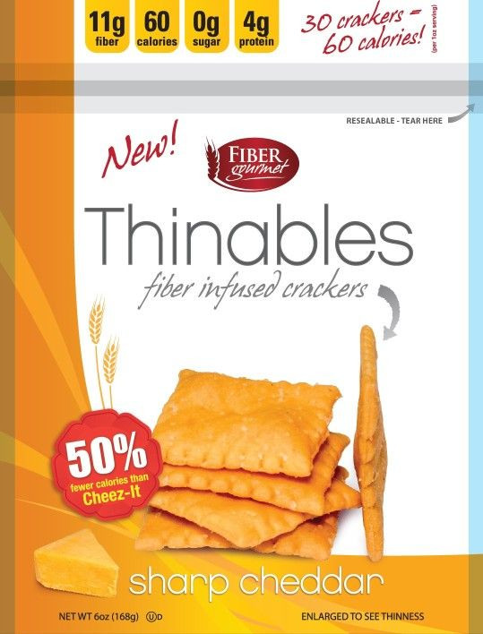 High Fiber Crackers
 FiberGourmet low calorie high fiber pasta & crackers