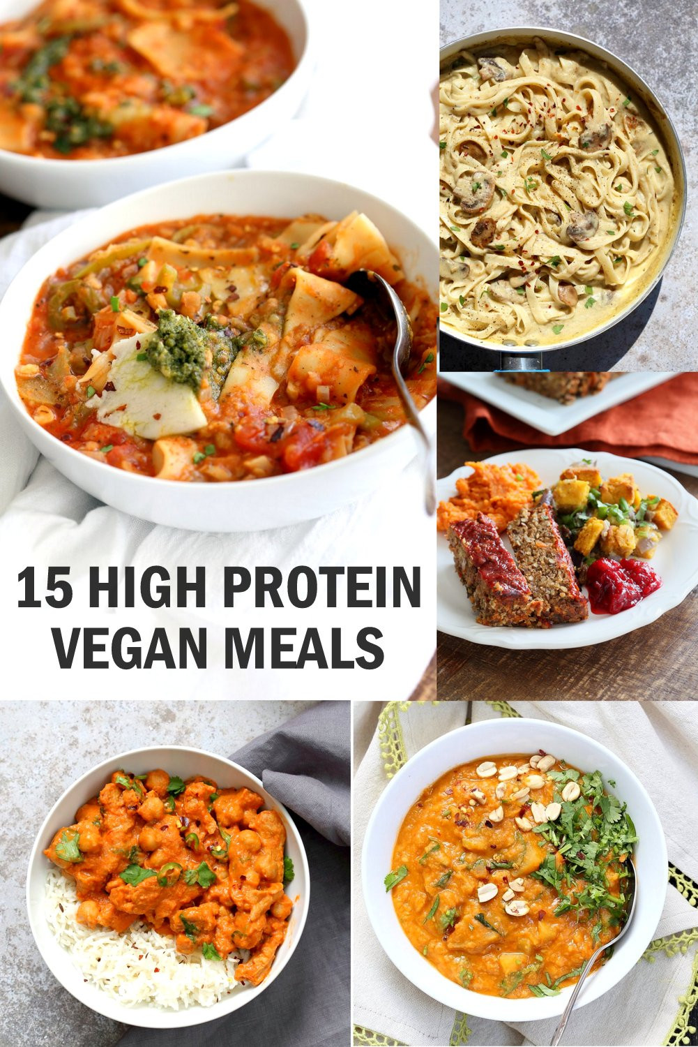 High Protein Vegan Dinner
 15 High Protein Vegan Meals Vegan Richa