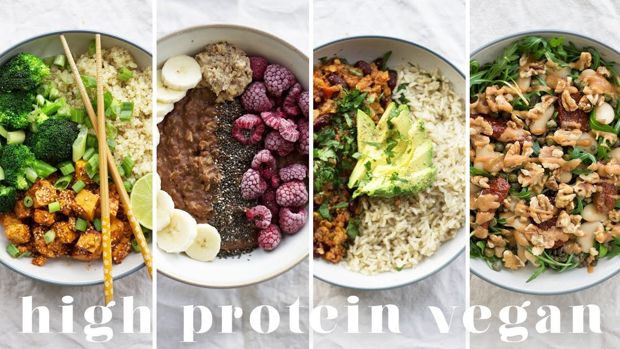 High Protein Vegan Dinner
 HIGH PROTEIN VEGAN MEALS