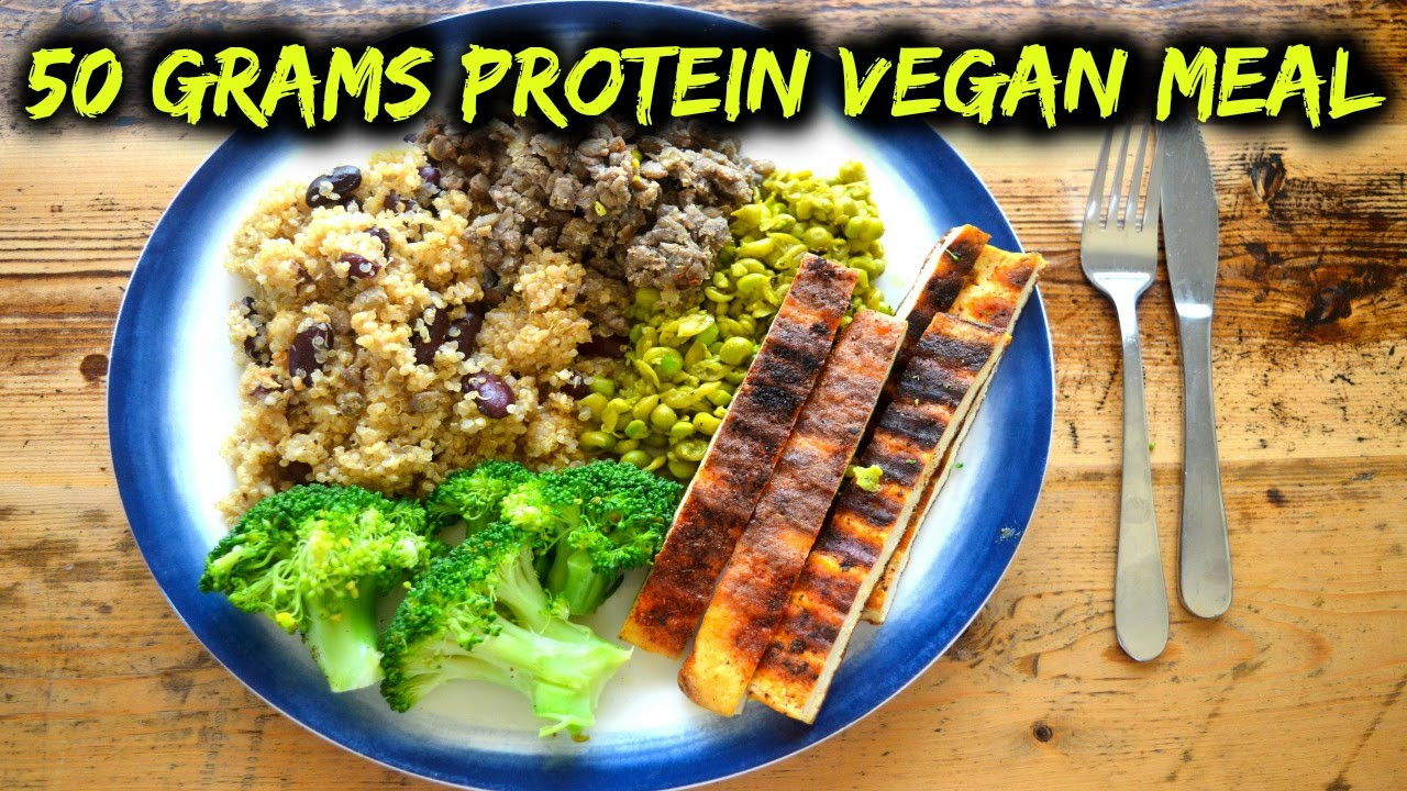 High Protein Vegan Dinner
 High Protein Bodybuilding Vegan Meal gluten free