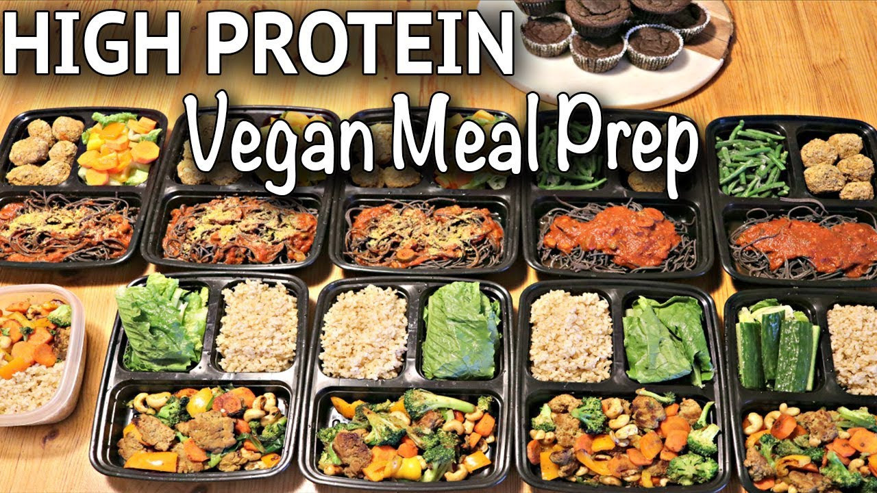 High Protein Vegan Dinner
 VEGAN MEAL PREP FOR THE WEEK HIGH PROTEIN gluten free