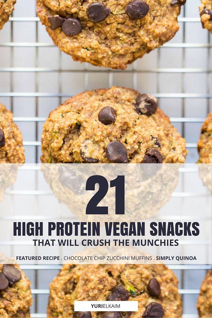 High Protein Vegetarian Snacks
 21 High Protein Vegan Snacks to Crush the Munchies