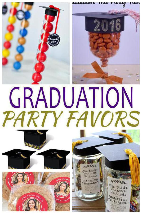 High School Graduation Party Favor Ideas
 Graduation Party Favors
