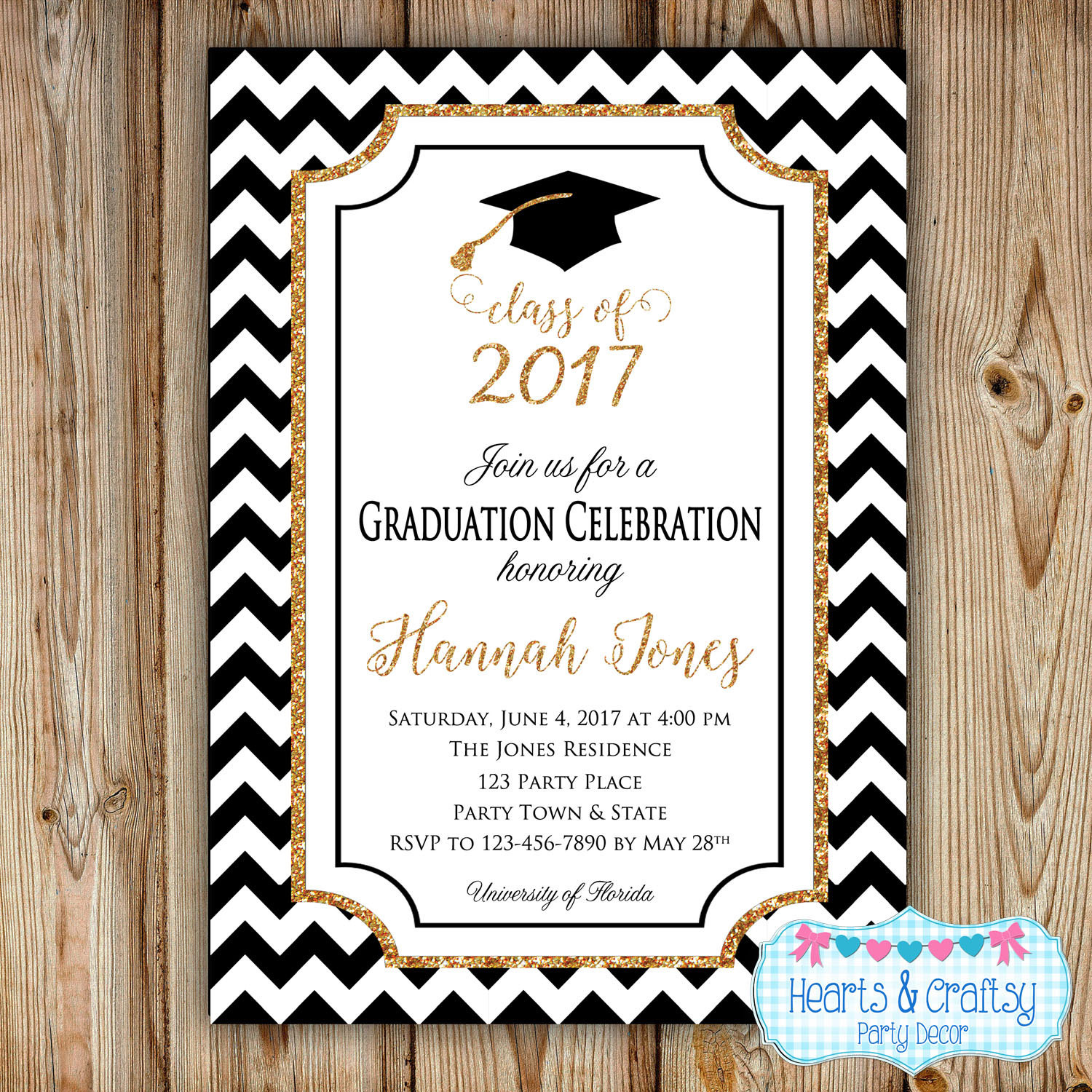 High School Graduation Party Wording Ideas
 Graduation Party Invitation College Graduation Invitation