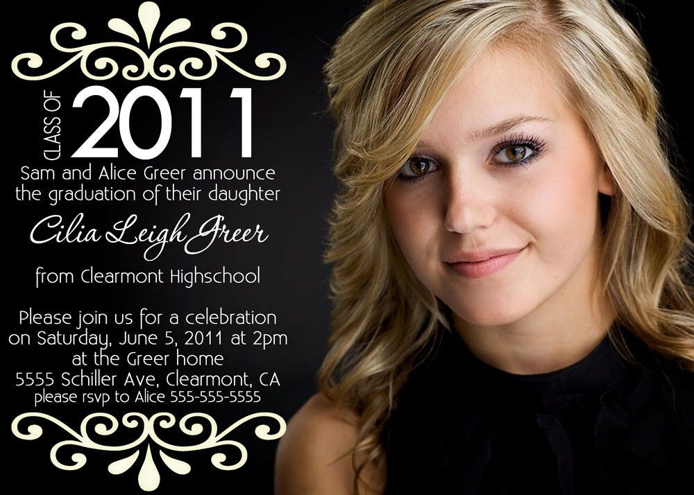 High School Graduation Party Wording Ideas
 high school graduation announcements Google Search