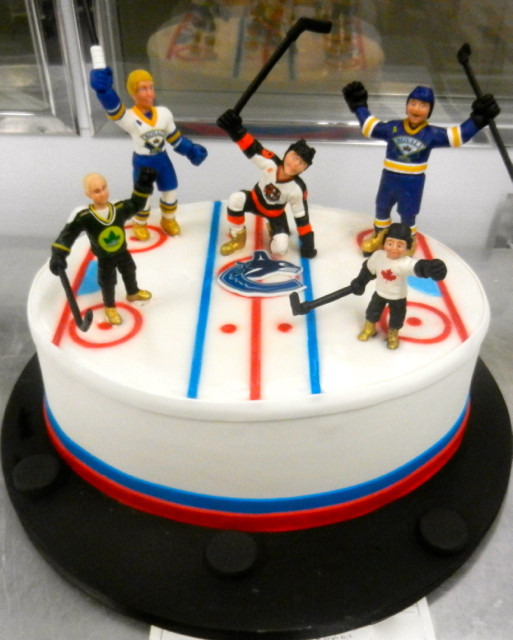 Hockey Birthday Cake
 Hockey Birthday Cakes